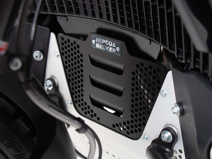 Plaque de protection de bloc moteur supplémentaire noire Hepco&amp;Becker KTM 790 Adventure/ R '19-'21