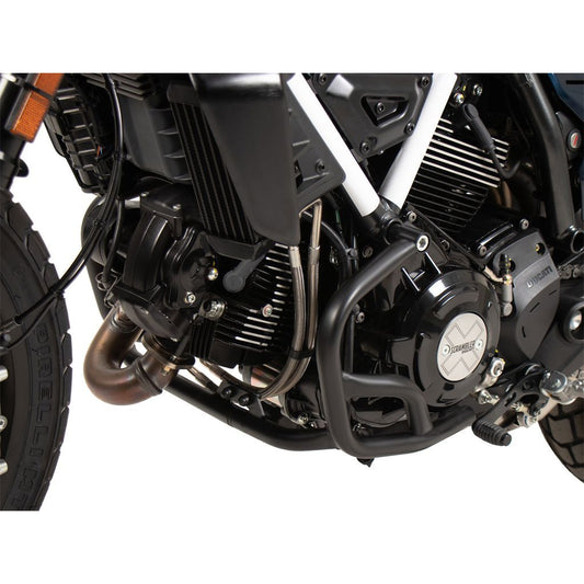 Barre de protection noire Hepco&amp;Becker Scrambler Nightshift