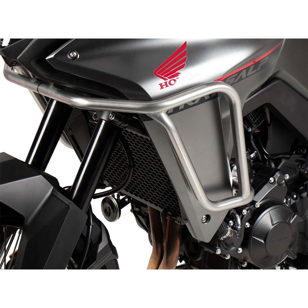 Pare-carter supérieur argent Hepco&amp;Becker pour Honda XL750 Transalp '23-