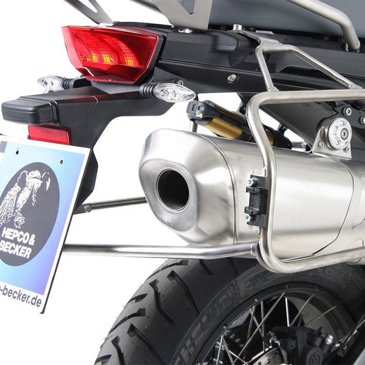 Porte-valises découpé en acier inoxydable Hepco&amp;Becker BMW F750GS '18-23