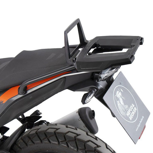 Porte-bagages supérieur Alurack noir Hepco&amp;Becker KTM 390 Adventure '20-