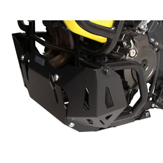 Plaque de carter noire en aluminium Hepco&amp;Becker Suzuki V-Strom 800 DE '23-