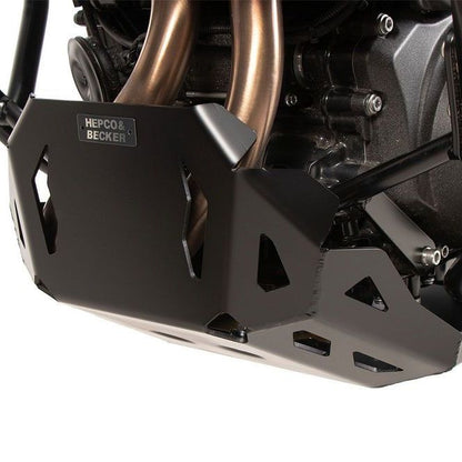 Plaque de carter en aluminium noir Hepco&amp;Becker BMW F900GS '24-