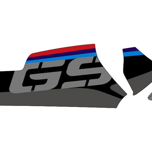 Autocollant de protection de cardan Uniracing BMW R1200GS/ADV / BMW R1250GS/ADV blanc