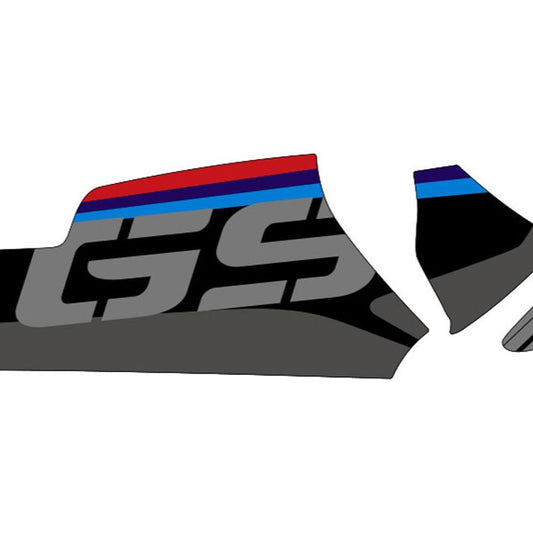 Autocollant de protection de cardan Uniracing BMW R1200GS/ADV / BMW R1250GS/ADV noir