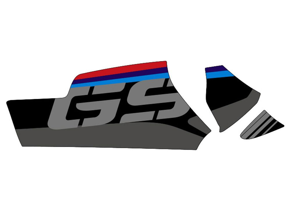 Autocollant de protection de cardan Uniracing BMW R1200GS/ADV / BMW R1250GS/ADV noir