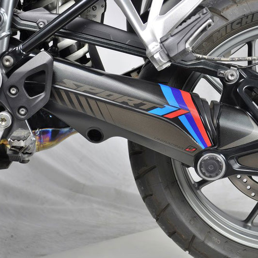 Autocollant de protection de cardan Uniracing BMW R1200GS / Adventure -'13 sport noir