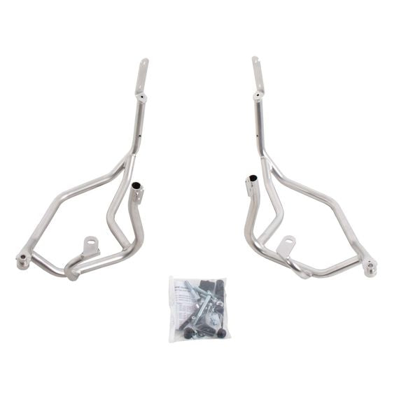 Pare-choc au-dessus du SOLID (protection de réservoir) en acier inoxydable Hepco&amp;Becker Triumph Tiger 850 Sport '21-