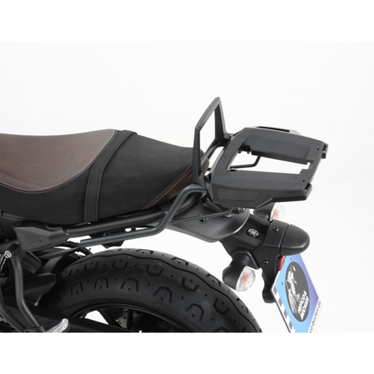 Porte-bagages supérieur anthracite Alurack Hepco&amp;Becker Yamaha XSR700 / Xtribute '22-