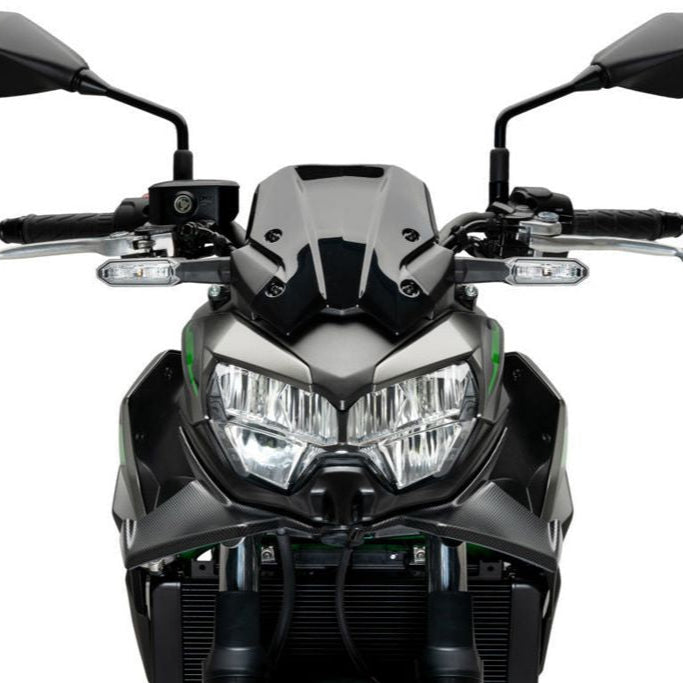 Spoiler avant Naked look carbone Puig pour Kawasaki Z650 '21-