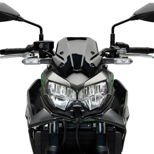 Spoiler avant Naked look carbone Puig pour Kawasaki Z650 '21-