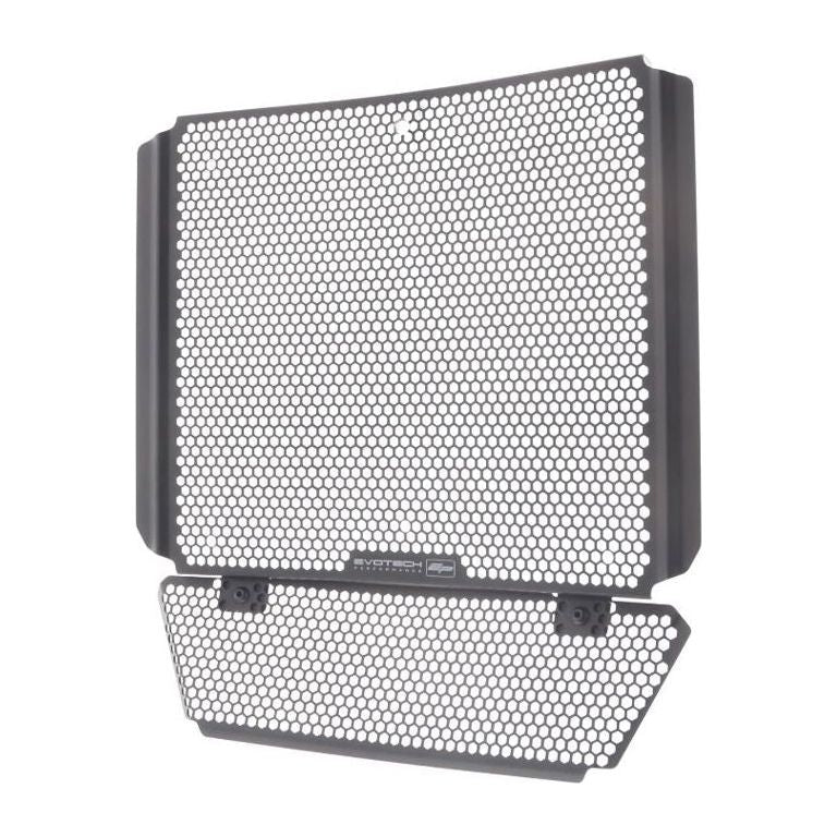 Jeu de couvercles de radiateur / collecteurs d'échappement noir Evotech Performance Aprilia RS660 '21-