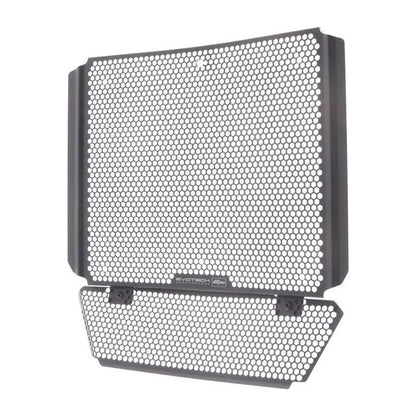 Jeu de couvercles de radiateur / collecteurs d'échappement noir Evotech Performance Aprilia RS660 '21-