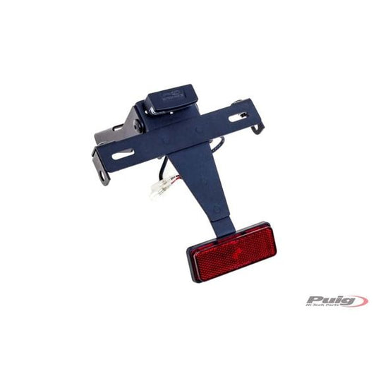 Support de plaque d'immatriculation noir Puig Yamaha MT-07 Tracer / Tracer 7
