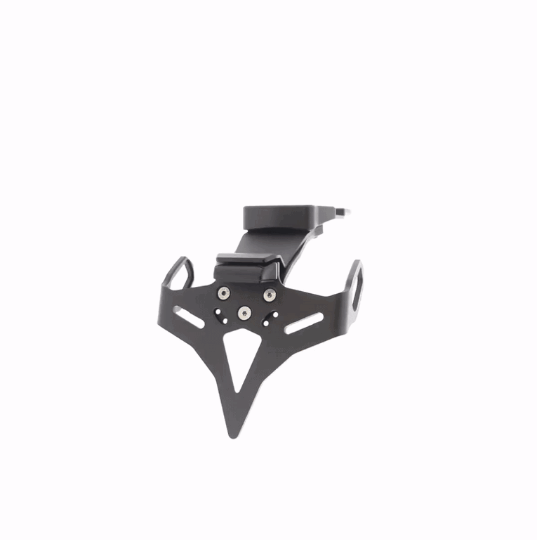 Support de plaque d'immatriculation Evotech Performance Kawasaki Z900 '17-24