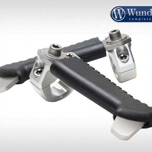 Repose-pieds pour pare-chocs - argent divers modèles BMW Wunderlich