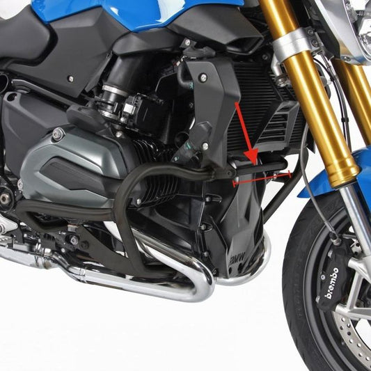 Support de fixation pour barre de protection anthracite Hepco&amp;Becker BMW R1200GS LC '13-