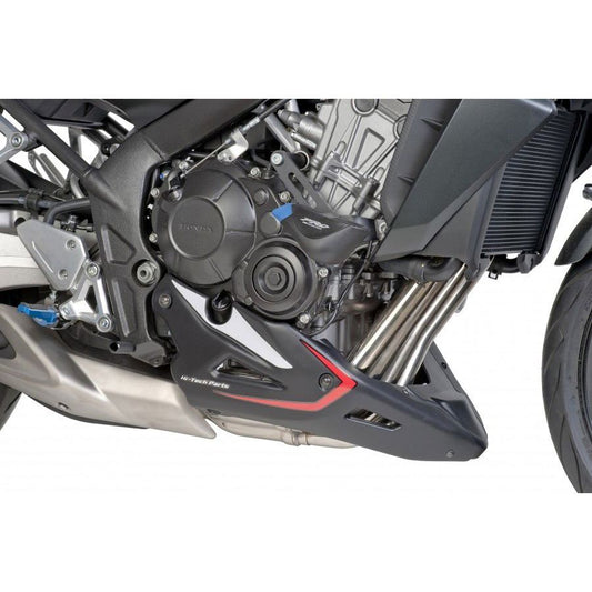 Sabot moteur S-line Puig look noir mat Honda CB650F '14-'18