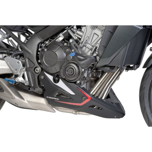 Spoiler moteur S-line Puig look carbone Honda CB650F '14-'18