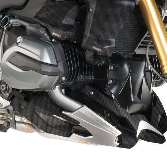 Becquet moteur S-line Puig look carbone BMW R1200R/RS '15-'18
