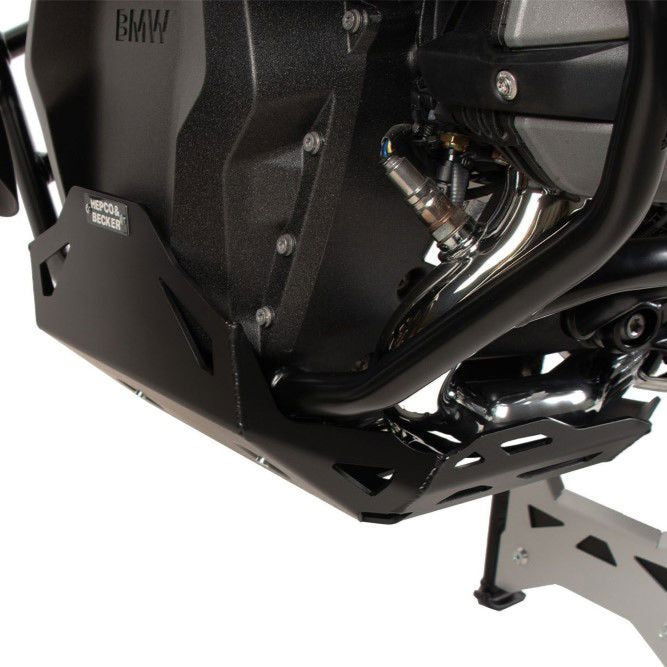 Carter de protection en aluminium noir Hepco&amp;Becker pour BMW R1300GS '23-