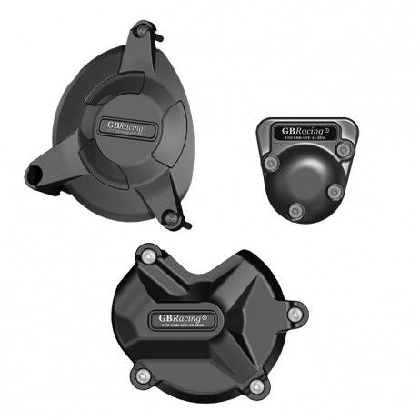 Kit de caches moteur GB-Racing pour BMW S1000RR 2009-2016 (embrayage, pulseur et alternateur)