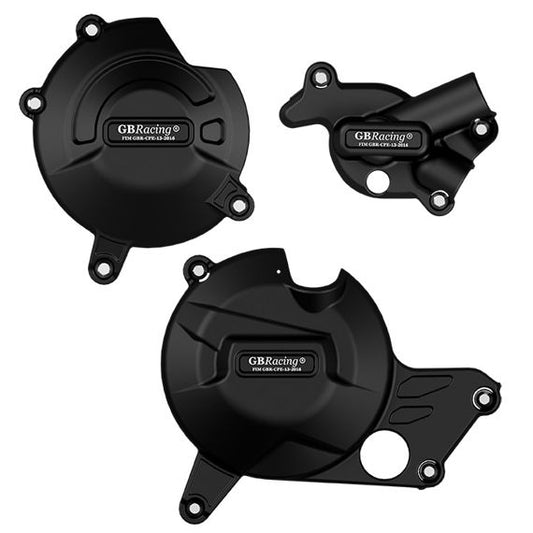 Kit de cache moteur GB-Racing Suzuki SV650 '16- / DL650 '17- (embrayage, alternateur et pompe à eau)