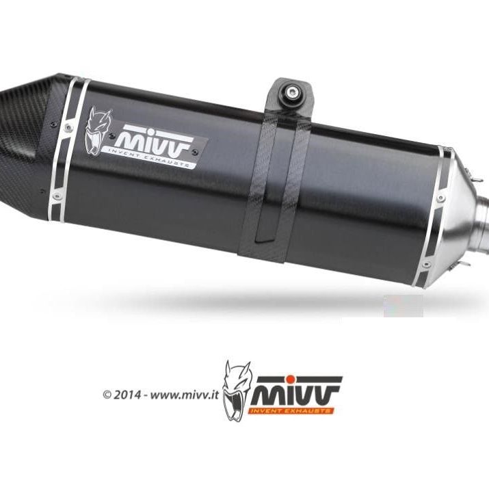 Silencieux MIVV Speed ​​Edge Acier Noir BMW R1200GS LC '13-