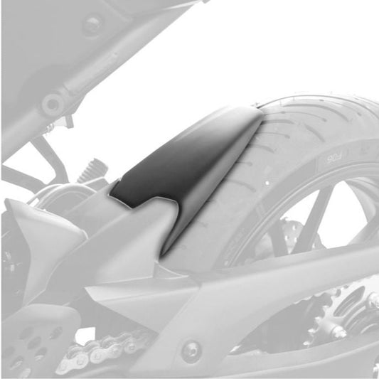 Extension de garde-boue arrière noir mat pour le garde-boue d'origine Yamaha MT-07 '13-'17 / XSR700 '16-'21