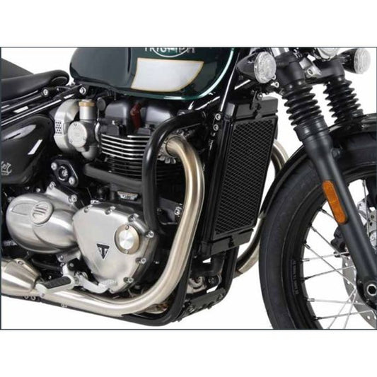 Pare-choc chromé Hepco&amp;Becker Triumph Bonneville Bobber '17-