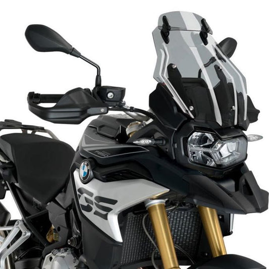 Pare-brise Touring avec fenêtre supplémentaire, légèrement teinté, Puig BMW F850GS/Adventure '18-