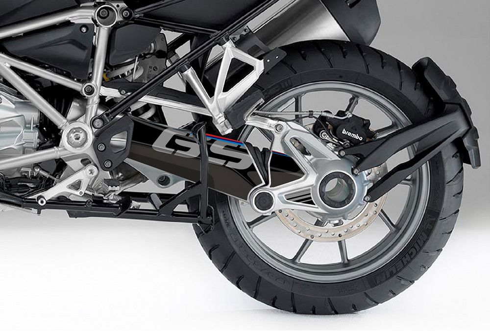 Autocollant de protection de cardan Uniracing BMW R1200GS/ADV / BMW R1250GS/ADV noir