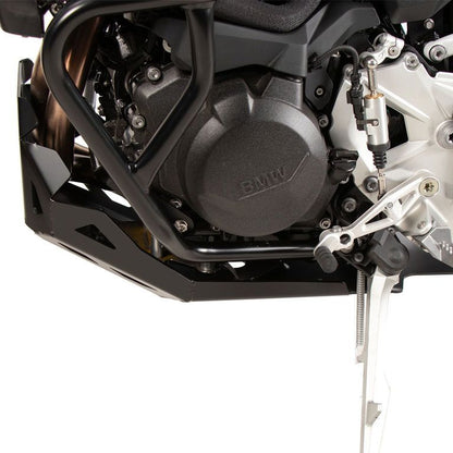 Plaque de carter en aluminium noir Hepco&amp;Becker BMW F900GS '24-