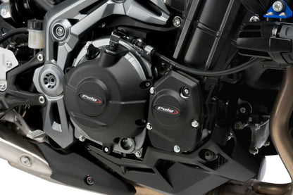 Ensemble de caches moteur 3 pièces Puig Kawasaki Z900 '17- / Z900SE '22-