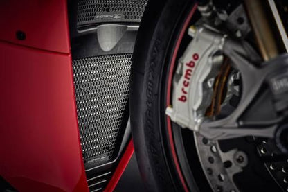 Jeu de caches de radiateur noirs Evotech Performance Ducati Streetfighter V4 '20-