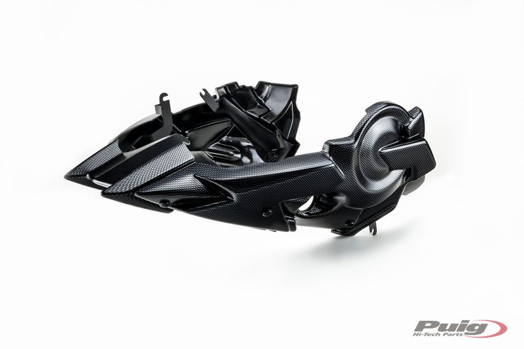 Becquet moteur S-line Puig look carbone Yamaha MT-07 '14-20 / MT-07 Tracer '16-