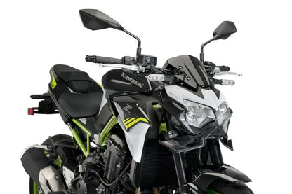 Becquet avant Naked noir mat Puig pour Kawasaki Z900 '20-