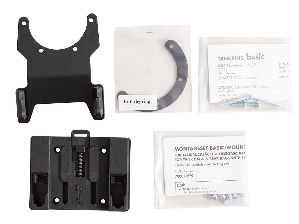 Anneau de réservoir Basic Hepco&amp;Becker pour KTM 790 Adventure/R '19-21