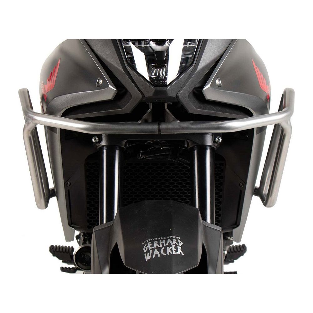 Pare-carter supérieur argent Hepco&amp;Becker pour Honda XL750 Transalp '23-