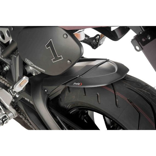 Extension de garde-boue arrière noir mat pour le garde-boue d'origine Yamaha Tracer 9 / GT '21-