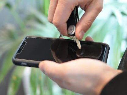Protection d'écran QUAD LOCK en verre trempé pour iPhone 13 Pro Max