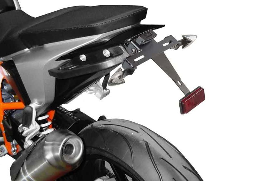 Support de plaque d'immatriculation noir Puig KTM 125/390 Duke '17-