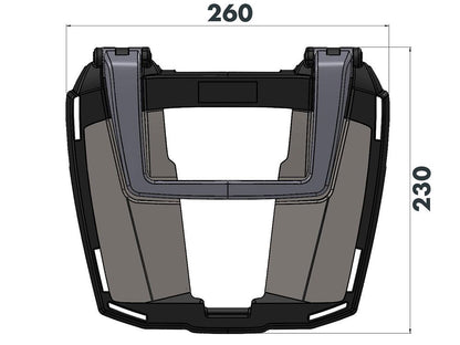 Porte-bagages supérieur Easyrack Hepco&amp;Becker BMW R1250RT '19-