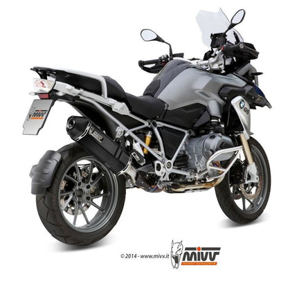 Silencieux MIVV Speed ​​Edge Acier Noir BMW R1200GS LC '13-