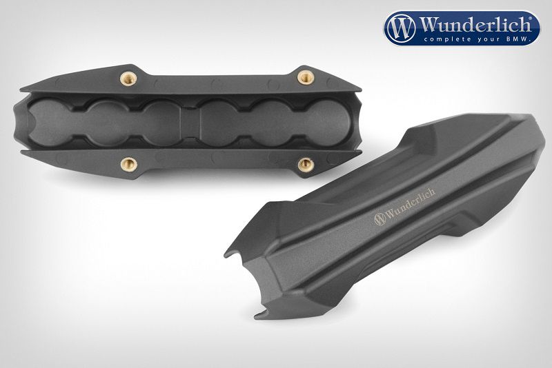 Glissière de protection de pare-choc Wunderlich noire pour BMW R1250GS LC/Adventure '18-