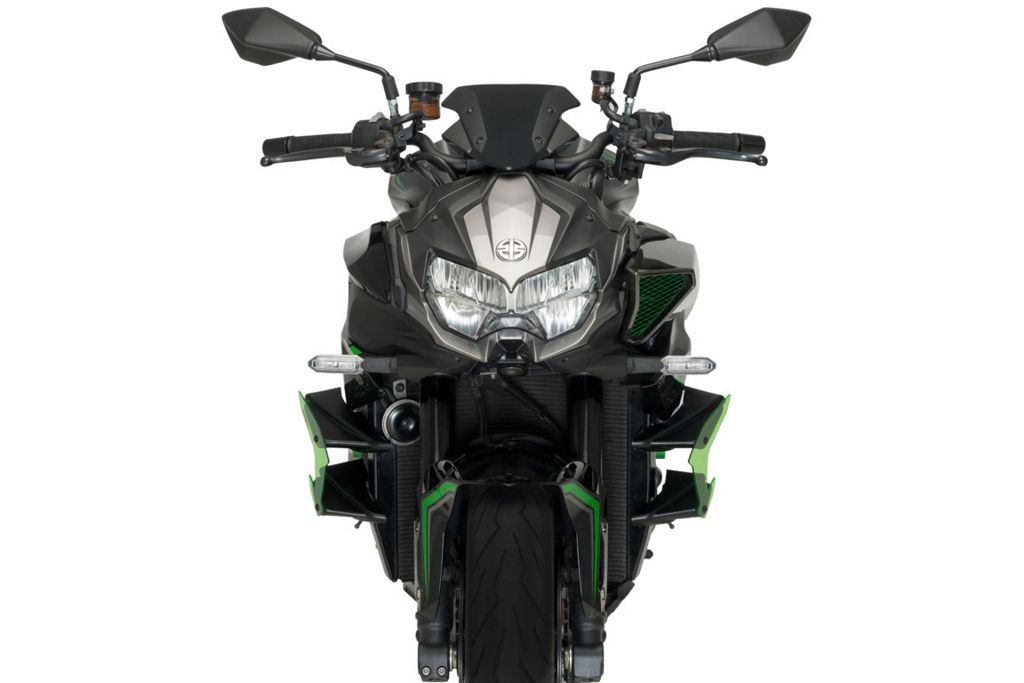 Spoiler latéral Downforce Naked de Puig pour la Kawasaki Z H2 '22- -noir