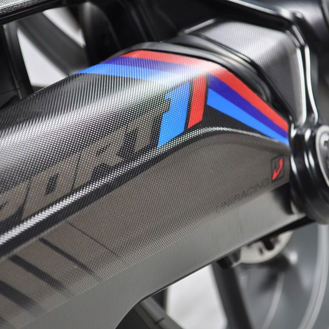 Autocollant de protection de cardan Uniracing BMW R1200GS / Adventure -'13 sport noir