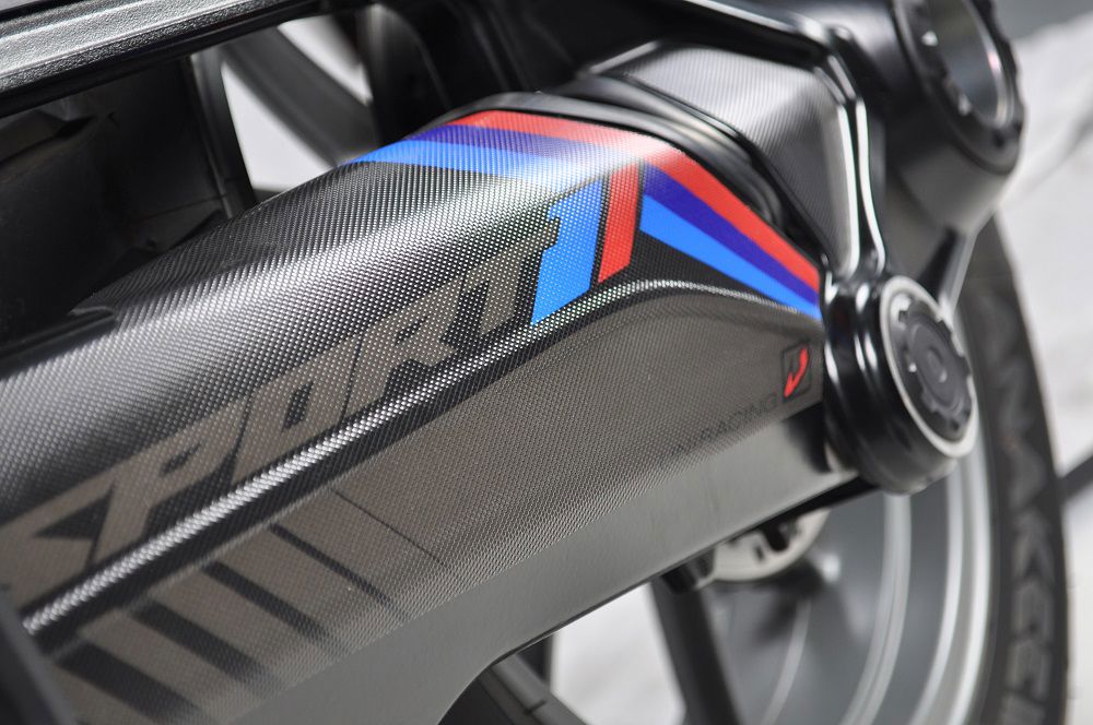 Autocollant de protection de cardan Uniracing BMW R1200GS / Adventure -'13 sport noir