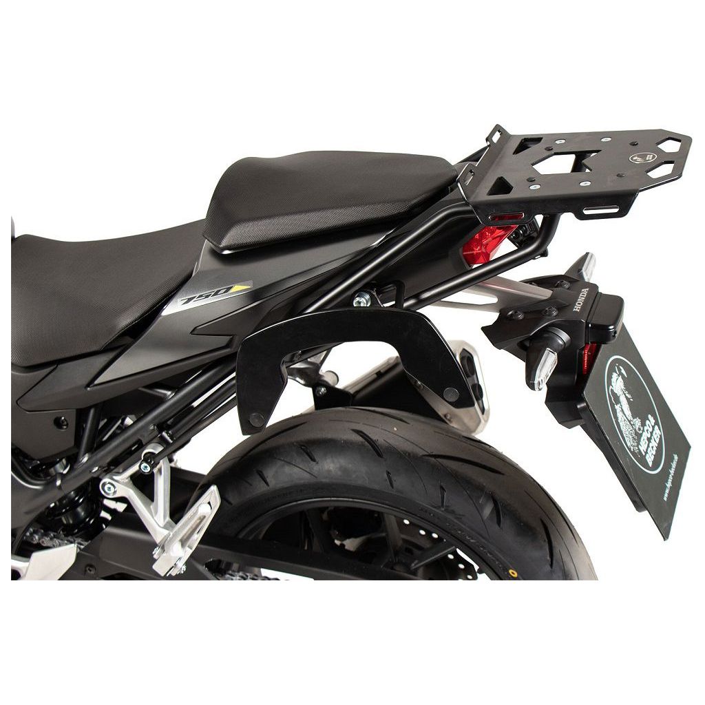 Porte-bagages supérieur noir Minirack Hepco&amp;Becker Honda CB750 Hornet '23-