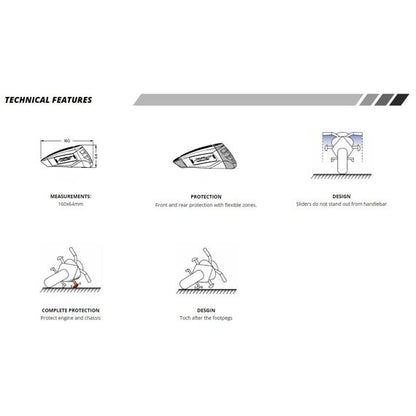 Sliders Puig modèle Pro 2.0 divers modèles Suzuki